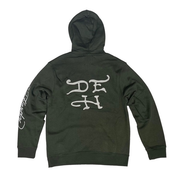 DRAGON WINGS HOODIE EHM1300-39 COLOR: OLIVE - Picture 2 of 2